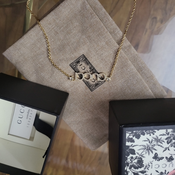 Authentic Gucci Logo Necklace Charm - Picture 8 of 11
